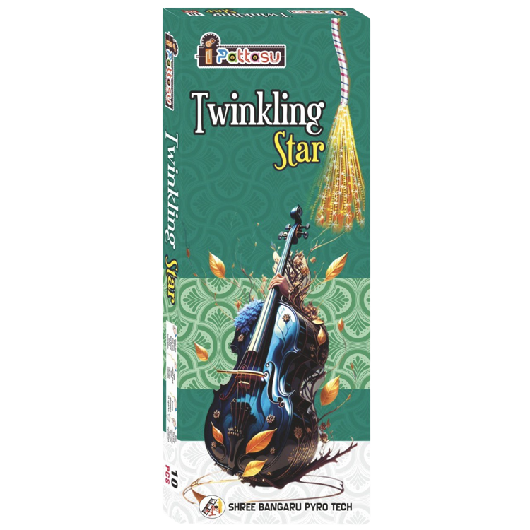 4" Twinkling Star